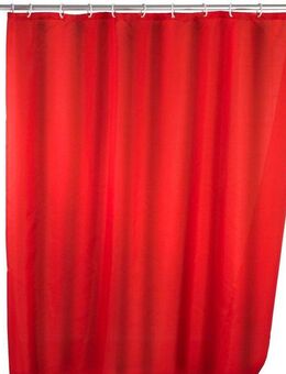 WENKO Duschvorhang Uni Red Breite 180 cm, Höhe 200 cm, waschbar