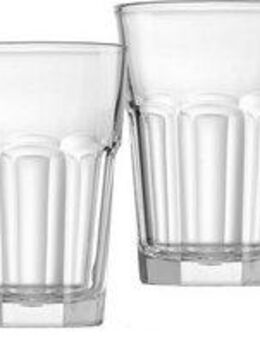 Ritzenhoff & Breker Gläser-Set Riad, Glas, Facetten-Optik, 6-teilig