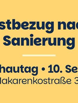 Frisch sanierte 2-Raum-Wohnung / Erstbezug - Greifswald