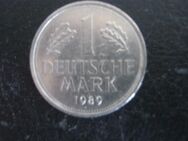 1 DM Münze 1989 Buchstabe J - Kaarst