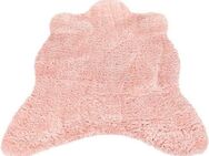 Paco Home Fellteppich Zotty 450, fellförmig, Höhe: 54 mm, Kunstfell, weicher Hochflor, einfarbig, auch als Bettvorleger geeignet