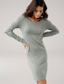 Laura Scott Strickkleid kurzes Kleid, figurbetont, aus Viskosemischung