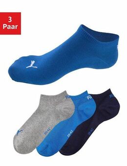 PUMA Sneakersocken (3-Paar) mit eingestricktem Markenlogo