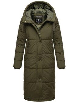 Marikoo Winterjacke Soranaa langer Winter Mantel mit Kapuze
