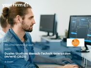 Duales Studium Mensch-Technik-Interaktion (m/w/d) (2025) - Essen