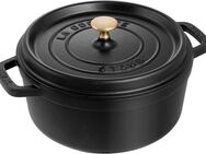 Staub Bräter Cocotte, Gusseisen (1-tlg), robust, langlebig, perfekte Hitzeverteilung, Aromaregen-Deckel