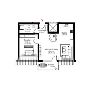 F&D | Scheffelstraße - Wohnung 8 - Haus 1