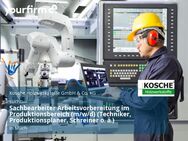 Sachbearbeiter Arbeitsvorbereitung im Produktionsbereich (m/w/d) (Techniker, Produktionsplaner, Schreiner o. ä.) - Much