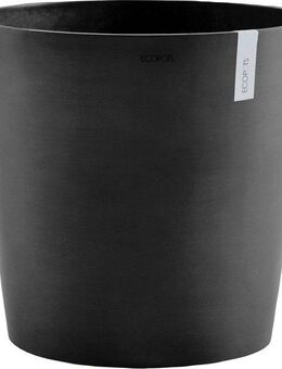 ECOPOTS Blumentopf AMSTERDAM Dark Grey, BxTxH: 50x50x43,8 cm, mit Wasserreservoir