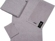 ROSS Handtuch Smart, Frottier (2-St), Uni-Rippe mit Velourslabel
