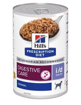 24 + 12 gratis! 36 x 350 g / 360 g / 370 g Hill’s Prescription Diet - i/d Low Fat Digestive Care 3 x (12 x 360 g)