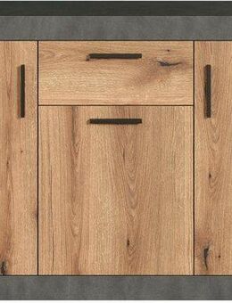 INOSIGN Sideboard Bergen (Packung, 1 St), Sideboard mit 3 Türen & 1 Schublade - (B/T/H) 149/40/83 cm