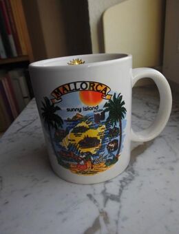 Mallorca Kaffeebecher Becher Tasse Keramik Souvenir Andenken 3,- - Flensburg