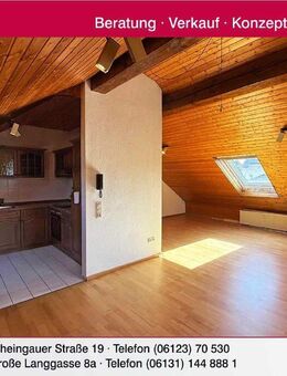 Hübsche 2-3 ZKB-Dachgeschosswohnung in ruhiger Lage - Eltville (Rhein)