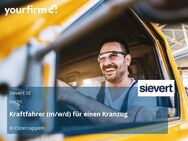 Kraftfahrer (m/w/d) für einen Kranzug - Ostercappeln