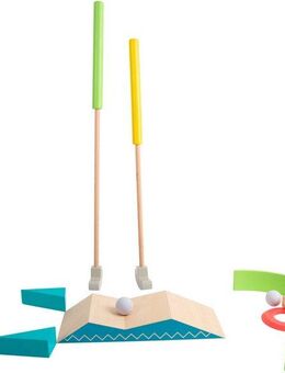 Small Foot Spiel Minigolf-Set Active, Kinderspiel, inkl. Stoffbeutel, FSC® - schützt Wald
