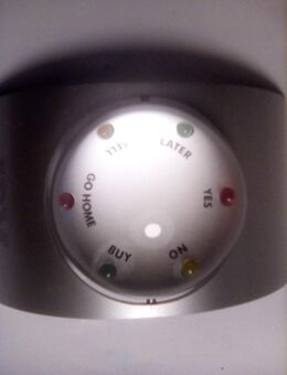 Briefbeschwerer dreht sich und blinkt elektronisch, Hingucker ! - Rosenheim