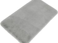my home Badematte Rabbit Badematten, Badvorleger, Badezimmer Teppich, Höhe 30 mm, rutschhemmend beschichtet, fußbodenheizungsgeeignet, schnell trocknend, strapazierfähig, Polyester, rechteckig, Kaninchenfell-Haptik, Badteppich, rechteckig, rund & als...