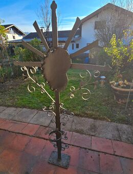 Schmiedeisernes Grabkreuz - Miesbach