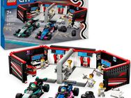 LEGO® F1® Garage mit Mercedes-AMG & Alpine Rennautos (60444), LEGO City Konstruktionsspielsteine, (678 St), Made in Europe