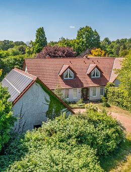 Ensemble aus zwei Wohnhäusern, zwei Apartments, großer Doppelgarage und PV-Anlage - Quakenbrück