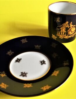 Mokkatasse der Kaiserin Josephine mit Untertasse (Porzellan ) - Aachen