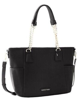 MARCO TOZZI Henkeltasche, Damen Umhängetasche, Shopper, Schultertasche mit Logoschriftzug