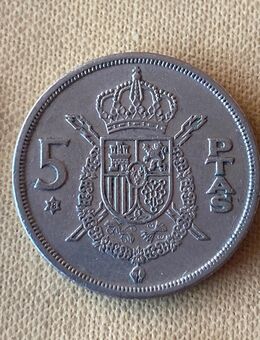 Münze Münzen Umlaufmünze Spanien 5 Pesetas 1975 im Stern 78 - Alzey