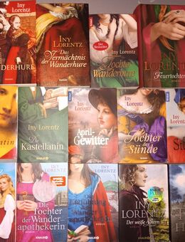 14 Bücher Ini Lorentz, Ritter Constanze, Der weiße Stern, Die Wanderhure… - Lohfelden