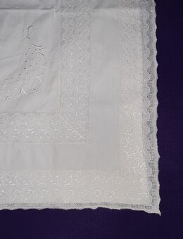Vintage Paradekissen 79 x 76 cm Baumwollkissen Taufkissen - Nürnberg