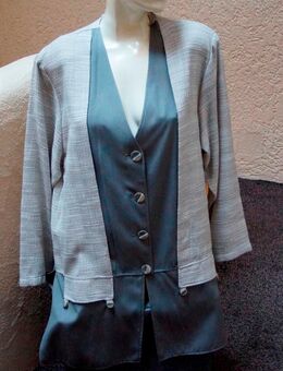 #Blusenblazer, Gr. 48, #natur-grau, #Übergangsjacke, #hochwertig - Pfaffenhofen (Ilm) Zentrum