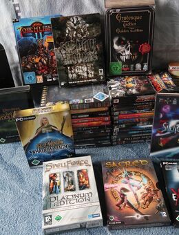 PC Spielesammlung Computer Spiele Sammlung Videospiele -- diverse PC Games für Windows - Schwetzingen
