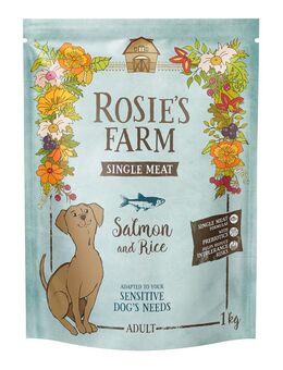 Rosie's Farm Single Meat Adult Lachs mit Reis - 1 kg