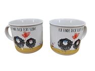 Tasse "Ich finde Dich echt Schaf" - Lustiger Kaffeebecher - Heimartliebe ® - Hamburg