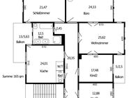 Große, mod. Altbauwohnung: 5Zi, Kü, Bad,165qm, 2Blk, Garage, 1.OG - Halle (Saale)