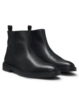 BOSS Calev_Boot_cgrfr Stiefelette Boots, Blockabsatz, mit Anziehlasche