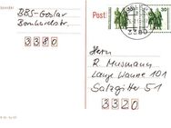 DDR: MiNr. P 107 I, 02.07.1990, "Bauten und Denkmäler", Tagesstempel "Goslar / 26.07.1990" - Brandenburg (Havel)