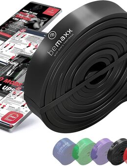 BeMaxx Fitnessband Pull Up Resistance Band Klimmzughilfe schwarz - Birkenfeld (Baden-Württemberg)
