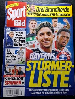 Sport Bild Nr. 45/2024 06.11.2024 Bundesliga Fußball SportBild Bayern München - Essen