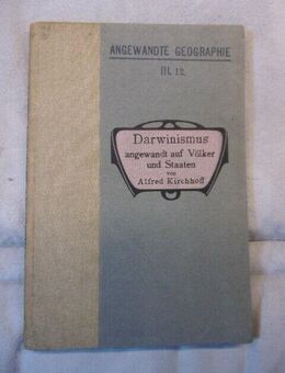 Darwinismus angewandt auf Völker und Staaten. Angewandte Geogra - Radolfzell (Bodensee) Zentrum