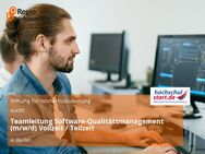 Teamleitung Software-Qualitätsmanagement (m/w/d) Vollzeit / Teilzeit - Berlin
