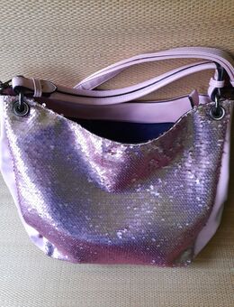 Pinke Tasche mit Pailetten von Emily & Noah. - Nürnberg