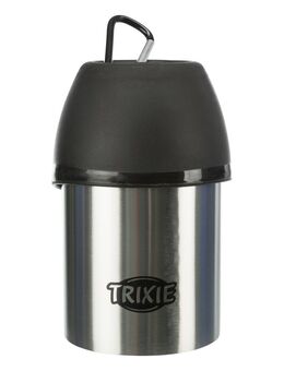Trixie Friends on Tour Edelstahl-Flasche mit Trinknapf - 300 ml