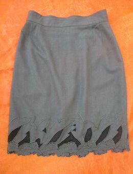 NEUw * Edel * Blumen * Blüten * Flower * Stickerei * Pencilskirt * Sekretärinnen * High Waist * Mini- Rock "CARTOON" Gr. 34/ XS * schwarz * Gothic - Riedlingen