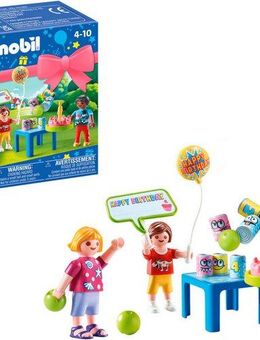 Playmobil® Kinder Geburtstagsparty (71968), Playmobil Gift Set Konstruktions-Spielset, (22 St)