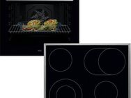 AEG Backofen-Set HH24BSM, Aqua Clean, Wasserdampfreinigung des Backofens, Grill, Keramikkochfeld mit Touch