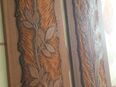 Sonstiges 2 Bilder, Holz mit aufgebrachtem Dickleder, Linolschnit,Handarbei in 45721