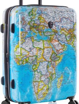 Heys Hartschalen-Trolley Journey 3G bunt, 66 cm, 4 Rollen, Heys x Joachim Llambi Reisegepäck TSA Schloss Volumenerweiterung