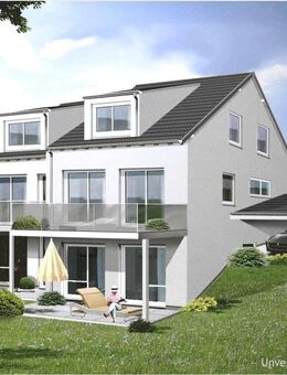 DHH mit Filetgrundstück und Weitblick, S/W-Lage - Aidlingen