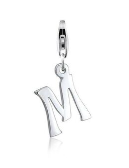 Nenalina Charm-Einhänger Buchstabe Anhänger Initialen Modern 925 Silber